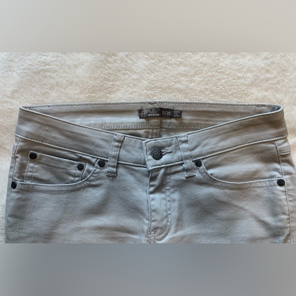PrAna Women’s Kayla Skinny Jeans Light Gray - Size 0/25 - Picture 5 of 5